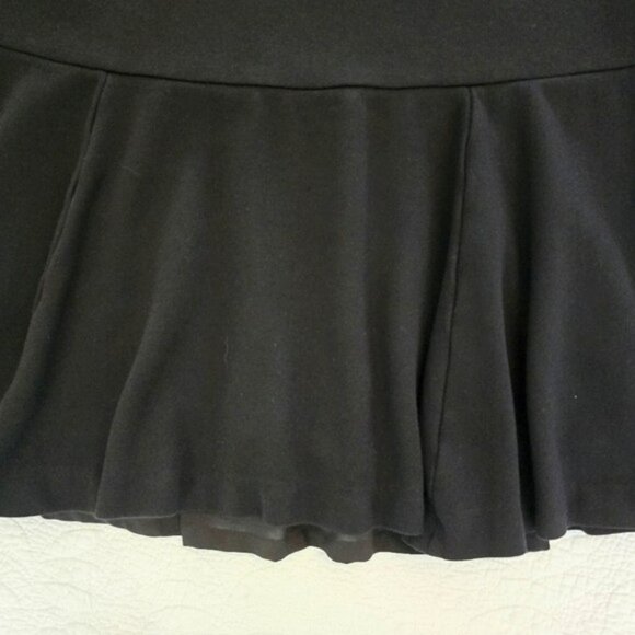 Lauren Ralph Lauren Women's Elegant Mini Black Flared Skirt Size 8 Coquette Tier - Picture 3 of 10